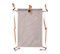 Mochila de nailon ultraligera, bolsa de fijación externa expandible de 6 L con malla elástica, resistente al agua, accesorio organizador de senderismo para la mayoría de mochilas, cierre superior con
