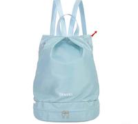 Mochila de natación de gran capacidad con separación seca impermeable para deportes, gimnasio, yoga, viajes, con correas ajustables y compartimento dedicado para zapatos (azul)