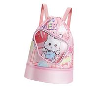Mochila de natación para nadadores, de natación para niños,Linda de natación para niños con capacidad, impermeable - Mochila para piscina, de piscina con bolsillo para zapatos niñas
