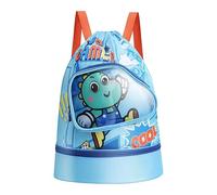 Mochila de natación para nadadores, mochila de playa con separación húmeda y seca, compartimento para zapatos, piscina con cordón, de piscina para niños y niñas