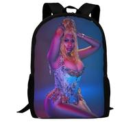 Mochila de Nicki Minaj, mochila para portátil con estampado 3D, ligera, informal, multifunción, para