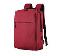 Mochila De Ocio Oxford Mochila Impermeable Ligero Viaje De Negocios Bolsa para Computadora 28 * 12 * 41cm Rojo