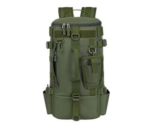 Mochila de Oxford, multibolsillos, portacañas duradera con correas ajustables, material resistente al agua, mochila portaherramientas con compartimentos acolchados, hombre y mujer para