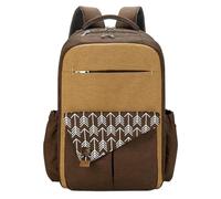 Mochila De Pañales Para Mamá,Mochila Grande Bolsas De Pañales - Bolsa de pañales impermeable multifunción de dos capas,Paquete de pañales para cochecito de alta capacidad Puerto de carga USB incorpora