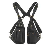 Mochila de Paquete Oculto Bolsa de Pecho Multifuncional for Hombre, Estilo Hip Hop, for Exteriores(Schwarz)