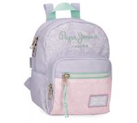 Pepe Jeans Renata Mochila de Paseo Morado 19x23x8 cms Poliéster 3,5L by Joumma Bags