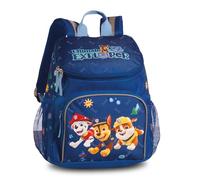 Mochila de Patrulla Canina con Chase, Marshall y Skye para niños y niñas de 3 a 6 años, bolsa de guardería y guardería con correa para el pecho - 31 cm x 25 cm x 10 cm 8L Fabrizio, azul, 31 X 25 X 10
