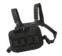 Mochila de Pecho para Hombre - de Pecho de Tela Oxford de 20 litros, Mochila de Chaleco Multifuncional, Mochila de Transporte Frontal Ligera con Panel de Malla ventilada y diseño organizado