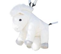 Mochila de peluche con forma de animal, mochila con tirantes suaves y anchos | de peluche para niños | Para niños, niñas, niños, guardería, escuela primaria, escuela, guardería, viaje, guardería