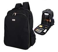 Mochila de peluquería profesional multifunción, bolsa de herramientas de maquillaje para salón viaje organizador cosmético con correa hombro ajustable estilista cabello
