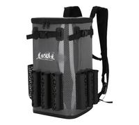 Mochila de pesca con soporte para caña, Mochila con caja de aparejos,Bolsa de pesca impermeable con soporte para caña Mochila de pesca de 49 L | Mochila grande para aparejos de pesca con bolsa de alma