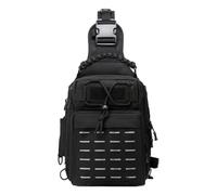 Mochila de pesca impermeable - Bolsa de equipamiento, soporte para barras, cubierta de lluvia, correas robustas | Almacenamiento al aire libre al caminar por senderos, piragüismo, aventura, kayak o