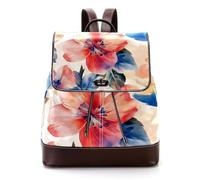 Mochila de piel sintética con diseño de coches deportivos sobre fondo gris para mujer, mochila de viaje, Multicolor 09, 27x12.3x32cm