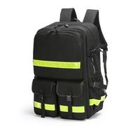 Mochila de primeros auxilios,Portátil Bolsa Médica Vacio Gran Capacidad, Bolsa Botiquin Médico Vacío con reflectante, Botiquin Viaje Impermeable Para Viajes,Casa,Coche,Lugar De Trabajo(Black)