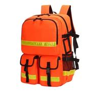 Mochila de primeros auxilios,Portátil Bolsa Médica Vacio Gran Capacidad, Bolsa Botiquin Médico Vacío con reflectante, Botiquin Viaje Impermeable Para Viajes,Casa,Coche,Lugar De Trabajo(Orange)