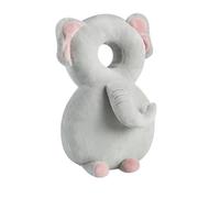 Mochila de protección de cabeza de bebé PandaEar, protector de cabeza para niños pequeños al caminar, almohadilla de protección de cabeza ajustable (Gris)
