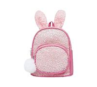 Mochila de relleno con purpurina para niñas, preescolar, jardín de infantes, mochila de senderismo con bolsa de agua, hot pink, Talla única