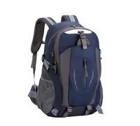 Mochila de senderismo genérica para hombre | Mochila ligera de camping 40L, impermeable organización equipo reflectante para senderismo escalada alpinismo, Azul oscuro., Se référer au descriptif