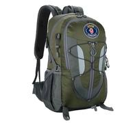 Mochila de Senderismo Impermeable Classic Swedish Car Enthusiast, para Hombre y Mujer, Grande Multi-Compartimentos, Senderismo(Dark Green)