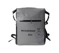 Mochila de senderismo impermeable de 25 L, mochila de día de PVC 500D para natación, rafting, playa y camping, correas de malla transpirable, bolsa de viaje unisex al aire libre para senderismo (43 x