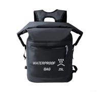 Mochila de senderismo impermeable de 25 L, mochila de día de PVC 500D para natación, rafting, playa y camping, correas de malla transpirable, bolsa de viaje unisex al aire libre para senderismo (43 x