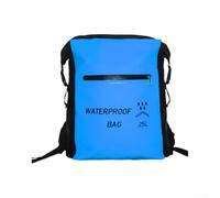 Mochila de senderismo impermeable de 25 L, mochila de día de PVC 500D para natación, rafting, playa y camping, correas de malla transpirable, bolsa de viaje unisex al aire libre para senderismo (43 x