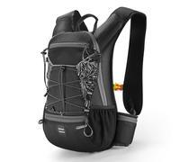 Mochila de senderismo impermeable, mochila de senderismo de día de día,Mochila de hidratación de caminata de campamento de viajes 16L con vejiga de agua - Reflectante impermeable gran viaje mochila pa
