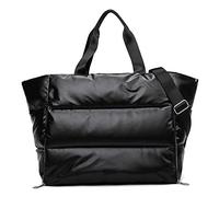 Mochila de senderismo Mujeres Gimnasio Bolsa deportiva Impermeable Natación Estera de yoga Mochila Rosa Fin de semana Viajes Bolsas de lona para mujeres Deporte Fitness Bolso de hombro (Color : Black)