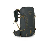 Mochila de senderismo para hombre Osprey Talon Velocity 20 (Dark Charcoal/Tumbleweed Yellow)