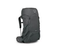 Mochila de senderismo para hombre Osprey Rook 50 (Carbón oscuro/Forro plateado)