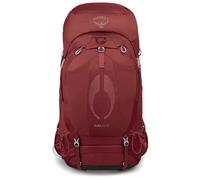 Mochila de senderismo para mujer Osprey Aura Ag 65 Tamaño de mochila: XS/S / Color: rojo
