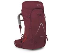 Osprey Aura AG LT Mochilas para mujeres - Suspensión ventilada AntiGravity - Compartimento interno para depósito de hidratación - Cubierta para lluvia incluida, Antidote Purple, M/L, 50 L