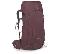 Osprey Kyte Mochilas de senderismo para mujeres - Diseño duradero para cualquier entorno al aire libre - Panel trasero Airscape - Cubierta para lluvia incluida, Elderberry Purple, XS/S, 38 L
