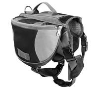 Mochila de Senderismo para Perros - Con Bolsillos Laterales Y Suministros Ajustables | Bolsa de Silla para Perros - Para Caminar Aire Libre Servicio Viaje Nocturno Coche Avión Aeropuerto Transporte Pú