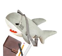 Mochila De Tiburón De Dibujos Animados - Mochila Escolar Para Niños De 50x20 Cm, Juguete De Peluche, Regalo Para Niños, Animal De Peluche, Linda Y Suave Para Regalo De Cumpleaños Para Ni ños |