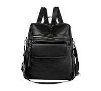 Mochila de trabajo para mujer, bolso de gran capacidad, universitaria multiusos, de con y colgante de cremallera, accesorio para la escuela, viajes, oficina, adolescentes