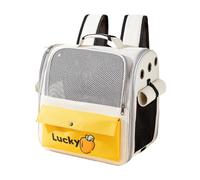 Mochila de transporte para gatos, 38 x 38 x 26 cm, mochila de viaje para animales, 1000 g, tela Oxford, sistema de transporte cómodo, sistema de transporte seguro, para gatos y perros