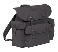 Mochila De Trekking BW Bundeswehr Negra 30 L Outdoor Militar Escuela Algodón