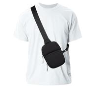 Mochila de un solo hombro para hombre y mujer, bolso de hombro para hombre, neopreno impermeable, bolso de hombro, bolso bandolera, riñonera para correr, entrenamiento, senderismo, ciclismo y viajes