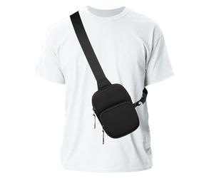 Mochila de un solo hombro para hombre y mujer, bolso de hombro para hombre, neopreno impermeable, bolso de hombro, bolso bandolera, riñonera para correr, entrenamiento, senderismo, ciclismo y viajes