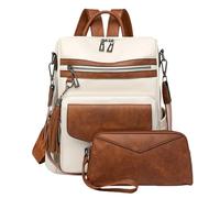 Mochila de viaje con borlas para mujer, bolsa de hombro de gran capacidad, mochila retro para estudiantes, escuela, viajes, bolso retro para estudiantes, escuela, mochila de gran capacidad, Estilo 02