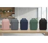 Mochila de viaje de 21 litros con múltiples compartimentos: Verde