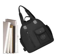 Mochila de viaje - Mochila de fitness impermeable de gran capacidad - Bolsa ligera y de moda, mochila de viaje versátil y casual para libros, cosméticos, teléfonos, Negro , Se référer au descriptif