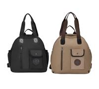 Mochila de viaje - mochila ligera de baldosas, mochila para portátil antirrobo | Paquete de día de senderismo resistente al agua, mochila escolar de gran capacidad, mochila de viaje aff, Negro , Se