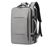 Mochila de Viaje, Mochila para Computadora Mochila de Trabajo Mochila de Negocios Resistente Al Agua Mochila de Negocios Antirrobo para Negocios/Universidad/Trabajo (Gris Claro)