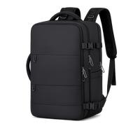 Mochila de Viaje para Cabina de Avión 45×30×20 cm, Equipaje de de Gran Capacidad, Compartimento para Zapatos, Bolsillos Organizadores y para Portátil de 15,6"