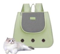 Mochila de Viaje para Gatos, Cuna de Viaje felino, de excursión para Cachorros, Marco de Fibra de Panel Acolchado aireado, Movimiento Seguro y equilibrado para pasear Caminando, Trotar,