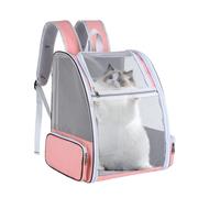 Mochila de viaje para gatos, mochila portaperros - Mochila de viaje de diseño ventilado, bolsa de malla transpirable para perros, resistente bolsa de transporte portátil para cachorros para viajes,