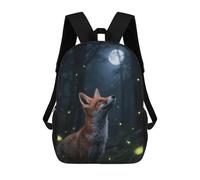 Mochila de viaje para senderismo Fox at Night1 Mochilas informales de 17 pu