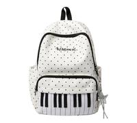 Mochila de Viaje para Viajar Estampado de Piano y Gran Capacidad